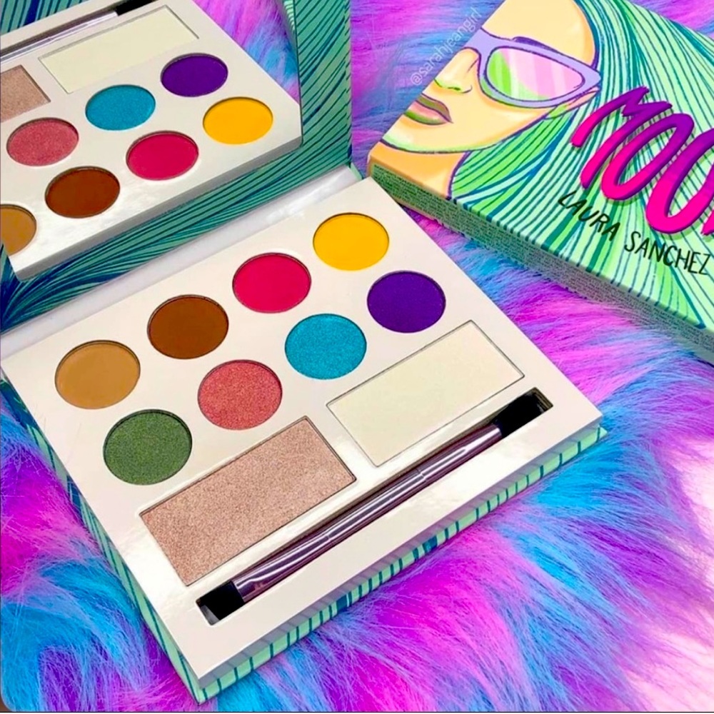 NWT Laura Sanchez Moods Eyeshadow, Highlighter Pallet